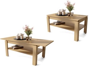 ASTI-R Rovere Oasis - MODERNO TAVOLINO DA CAFFÈ CON PIANO ESTENDIBILE