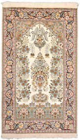 Cashmere Silk Tappeto 160x90 Beige (Indian) Annodato A Mano