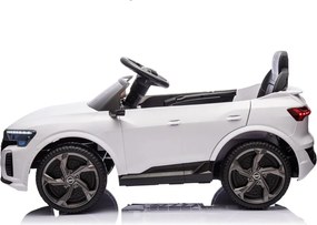 Macchina Elettrica per Bambini 12V Licenza Ufficiale Audi SQ8 E-Tron con Telecomando e Sedile Pelle Bianco...