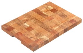 Tagliere 50x34x3,8 Cm İn Legno Massello Di Acacia /