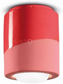 Plafoniera pi rosso corallo / coral red c986(roc)