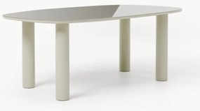 Tavolo organico con piano in vetro Beni, 200 x 110 cm