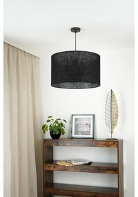 Brilagi - Lampadario a cavo TUBES ROLLER 1xE27/15W/230V Ø 50 cm nero