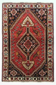 Gashghai Tappeto persiano 180x130 Rosso (Iran) Annodato A Mano