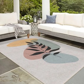 Passatoia color crema lavabile 80x200 cm Illustrated Autumn – Mila Home