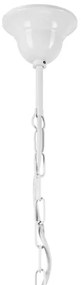 Lampadario a sospensione con catena RETRO 5xE27/60W/230V bianco/colorato