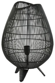 Lampada da tavolo nera (altezza 47 cm) Yumi - Light &amp; Living
