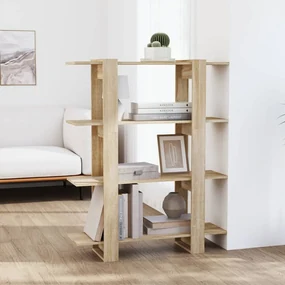 Libreria/divisorio rovere sonoma 100x30x123,5 cm