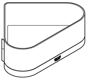 GROHE 41038000 - Piatto doccia angolare SELECTION, cromo lucido