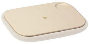 Sgabello bianco/di colore naturale Paff Low – UMAGE