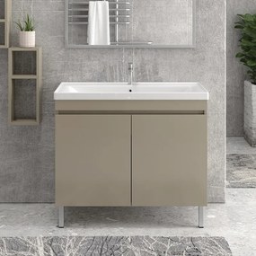 Mobile bagno con piedini 100 cm con due ante SV-100T - KAMALU