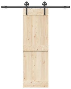 Kit Di Binari Per Porte Scorrevoli 183 Cm Acciaio Nero /
