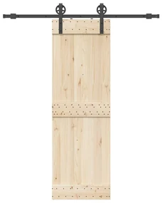 Kit Di Binari Per Porte Scorrevoli 183 Cm Acciaio Nero /