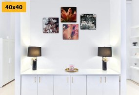 Set di quadri – Delicatezza dei fiori