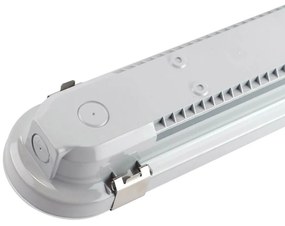 Plafoniera LED 150cm 55W IP66 CCT - con driver Osram Icutronic - con Kit di Emergenza Integrato Colore Bianco Variabile CCT