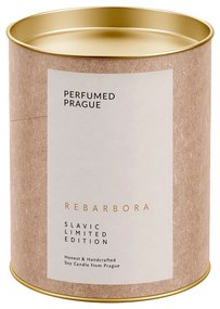 Candela in cera di soia profumata tempo di combustione 40 h Slavic Edition: #07 Rhubarb – Perfumed Prague