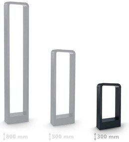 Brilagi - Lampada LED da esterno BARI LED/7W/230V 3000/4000/6000K IP54 30 cm