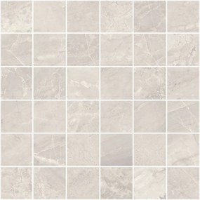 Mosaico 30x30 Effetto Marmo In Gres Porcellanato Silver Ceramica Sant Agostino Trumarmi CSAMTMSI30