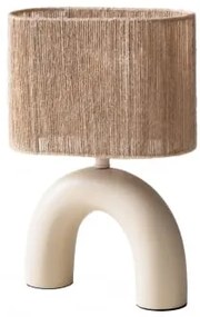 Lampada da tavolo in ceramica Finley Gardenia Bianco - Sklum