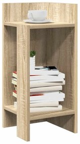 Tavolini Laterali 2pz Con Ripiano Rovere Sonoma 25,5x27x60 Cm /