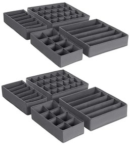 Organizzatore per biancheria da cassetto GRANT grigio