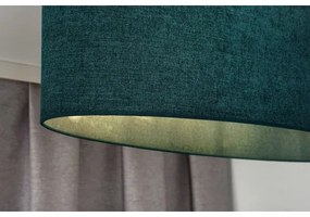 Duolla - Lampadario a sospensione con filo OVAL 1xE27/15W/230V verde