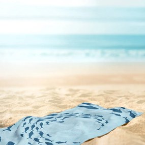 Telo mare blu 90x180 cm Shoal - DecoKing