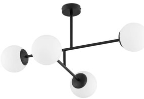 Lampadario a plafone DILON 4xE14/10W/230V nero