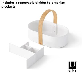 Organizzatore per bagno bianco Bellwood - Umbra