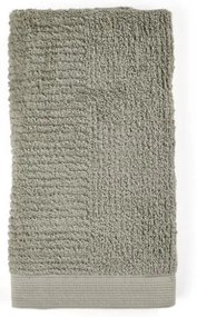 Asciugamano in cotone verde-grigio 100x50 cm Classic - Zone