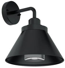 Applique E27 Nera IP54 per Esterni - Serie FOCUS