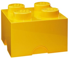 Organizer 4 mattoncini giallo Lego