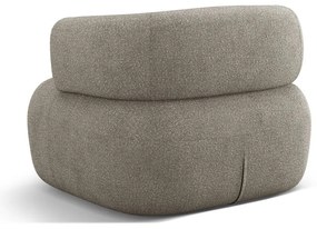 Poltrona grigio chiaro in tessuto bouclé Jenny - Micadoni Home