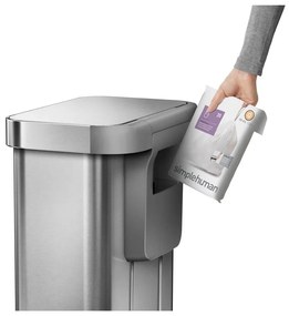 Cestino in acciaio a pedale 55 l - simplehuman