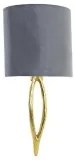 Lampada da Parete DKD Home Decor Dorato Metallo Poliestere 220 V 50 W (30 x 16 x 60 cm)
