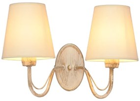 Applique MALBO 2xE27/15W/230V beige