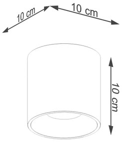 Sollux Sl.1180 - Faretto ORBIS 1xGU10/10W/230V oro