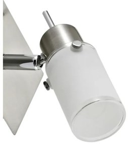 JUST LIGHT. 11931-55 - Luce Spot da parete a LED MAX 1xGU10/4W/230V cromo