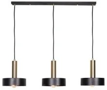 Lampadario DKD Home Decor Nero Dorato Metallo 50 W 88 x 18 x 28 cm 88 x 20 x 30 cm