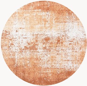 Tappeto rotondo jacquard lavabile da interno-esterno Virgin Land