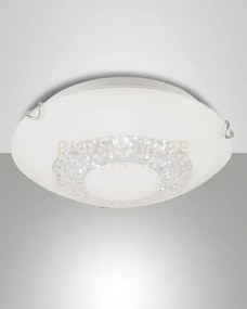 Momo plafoniera bianca 3000k 12w 160lm d.30 3334-61-102