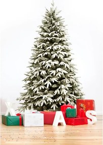 Albero di Natale artificiale innevato Marzio effetto realistico H 240 cm x ø 150 cm