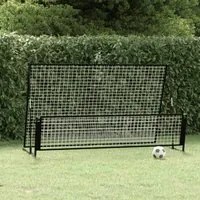 Porta da Calcio a Rimbalzo 2 in 1 202x104x120 cm in Acciaio cod mxl 55939