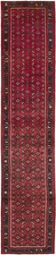 Hamedan Tappeto 420x90 Rosso (Iran) Annodato A Mano