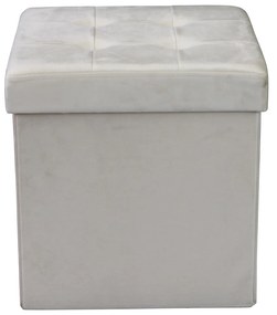 KATI - pouf quadrato in velluto