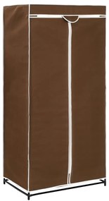 Armadio 2 pz marrone 75x50x160 cm