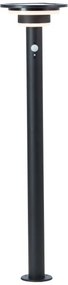 Brilliant - Lampada solare LED con sensore GARVINA LED/3W/3,7V 85 cm IP44 nero