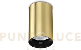 Look round lampada da soffitto 1 luce attacco gu10 lampadina inclus...
