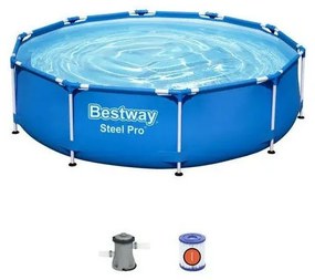 Piscina rotonda Steel Pro 366x76 cm