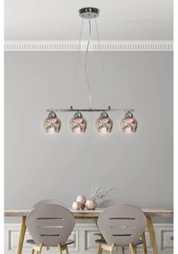 Lampadario a sospensione con filo SIRIUS 4xE27/60W/230V